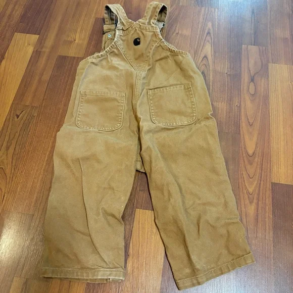 18 Month Carhartt Brown Overalls - Picture 4 of 4